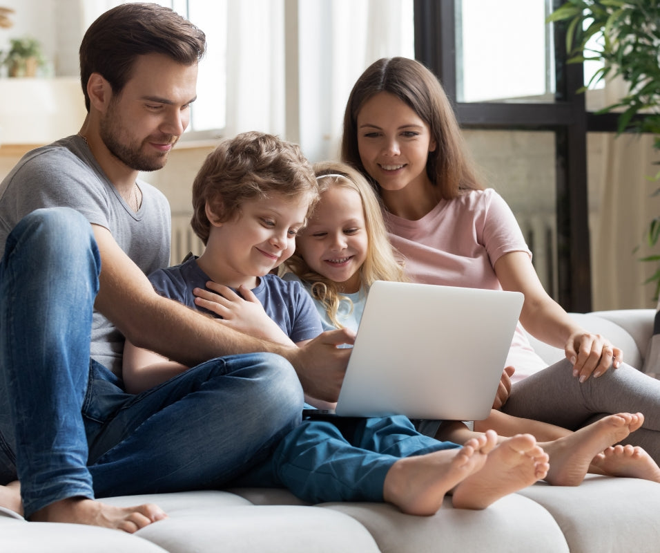 Entire Family Enjoying 