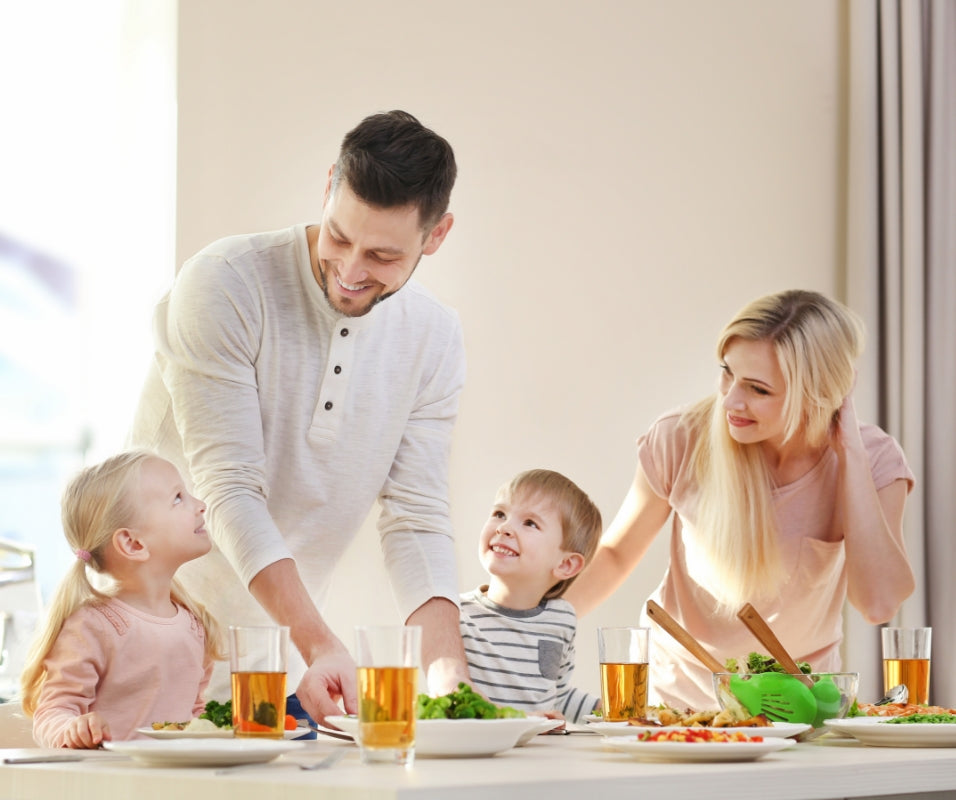 Cute Family Enjoying