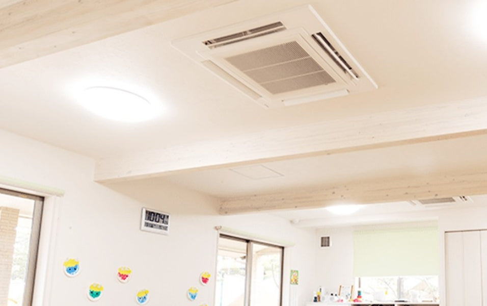 Panasonic 4 Way Cassette AC Installed in Preschool Classroom