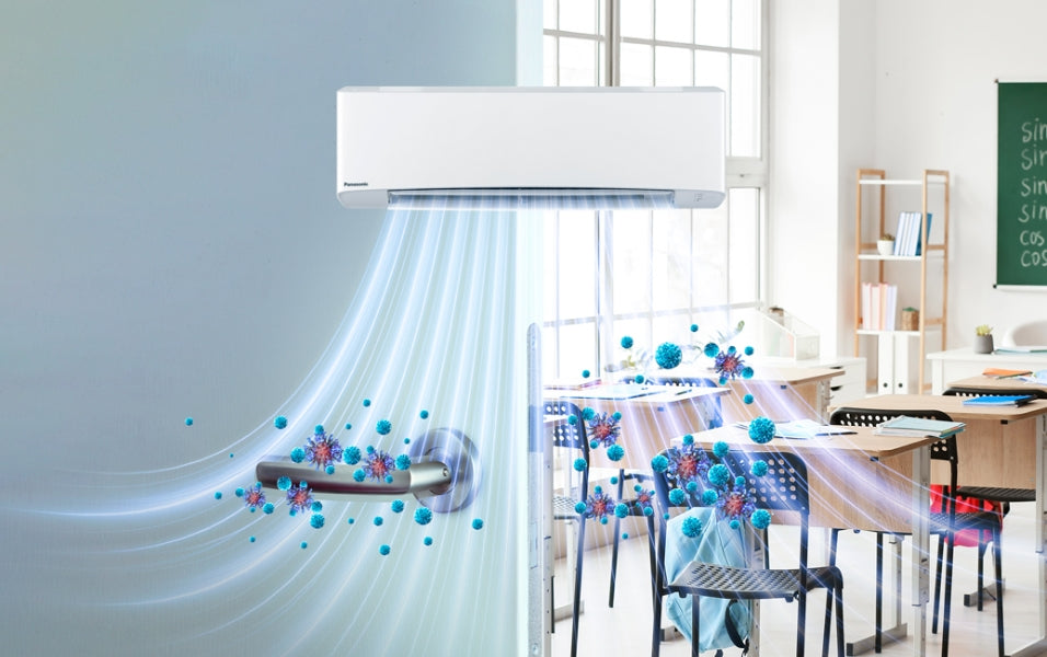 Panasonic Split AC Nanoe X Technology Presentation In School Classroom