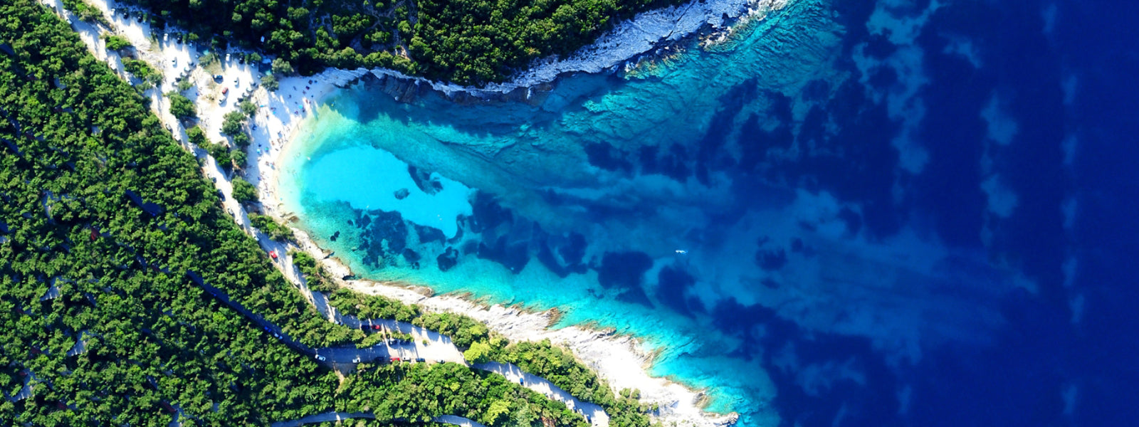 Aerial View Of Tropical Island