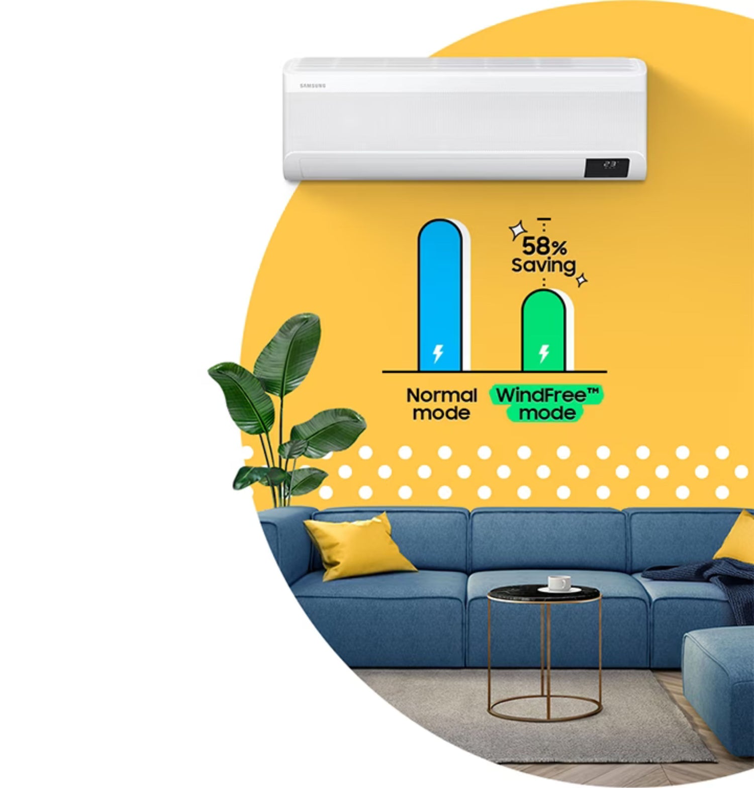 Energy Efficiency In Samsung WindFree Technology 