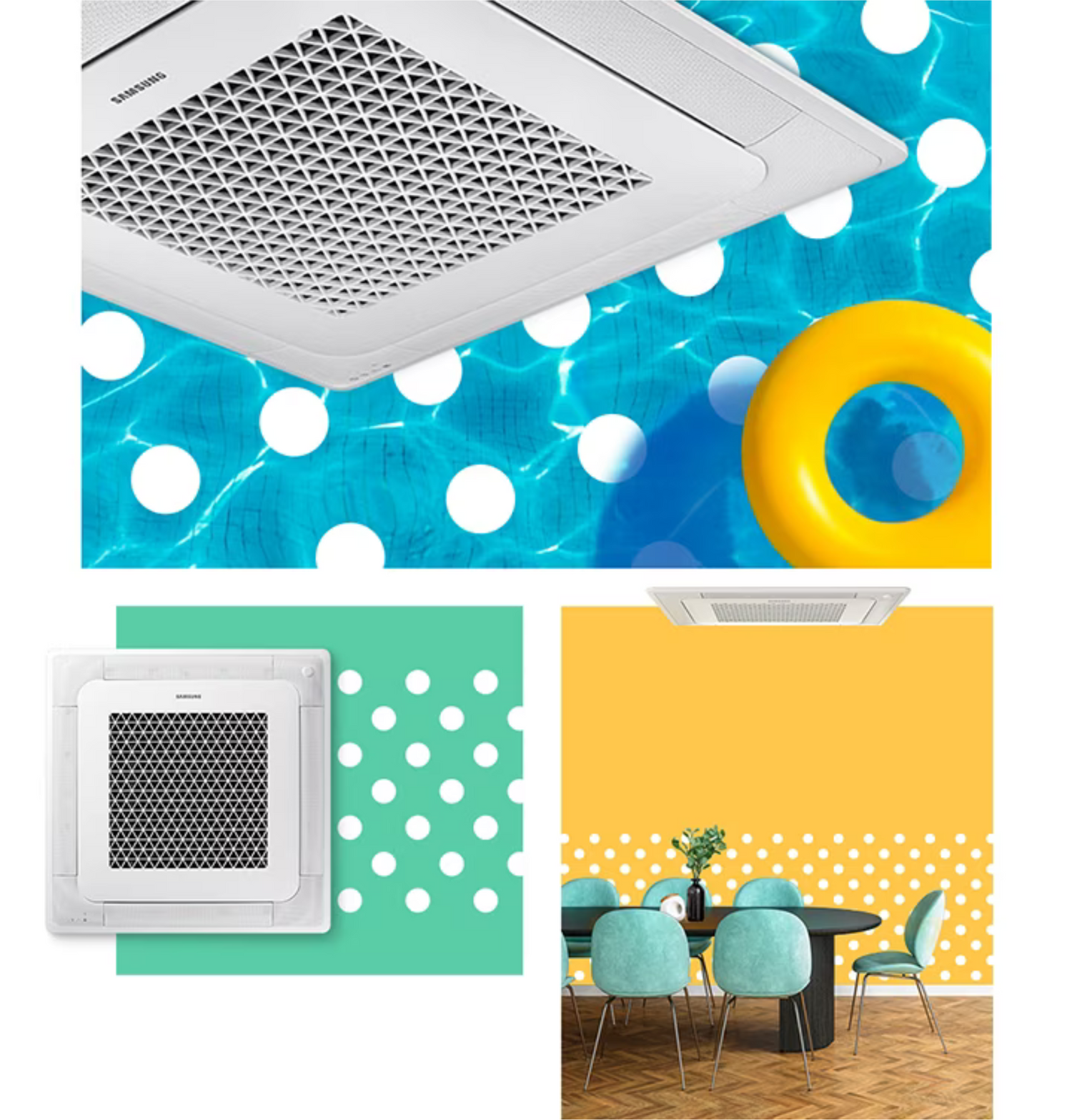 Samsung WindFree 4 Way Cassette Air Conditioner