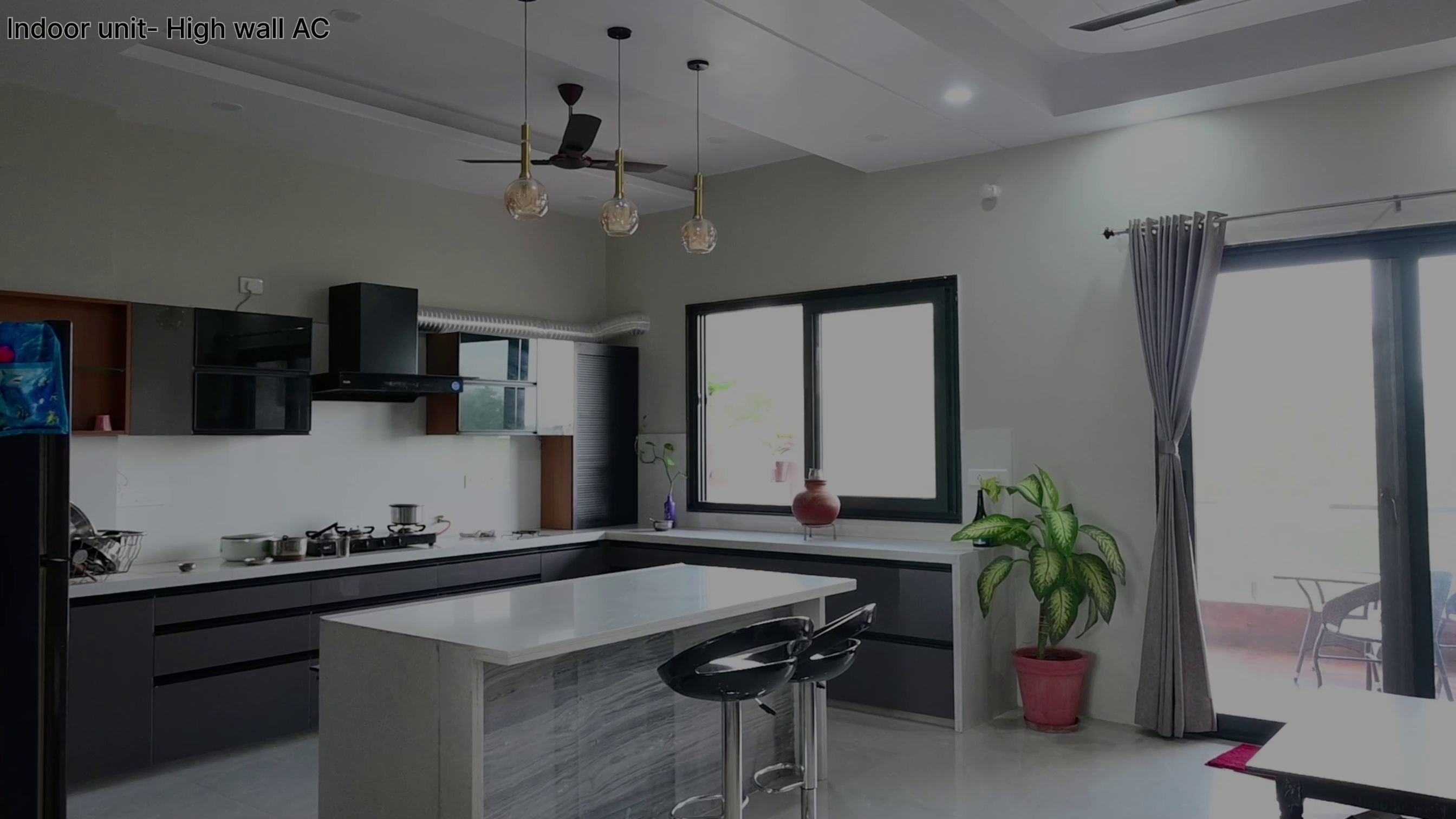 Air Conditioning Installed in Home Kitchen