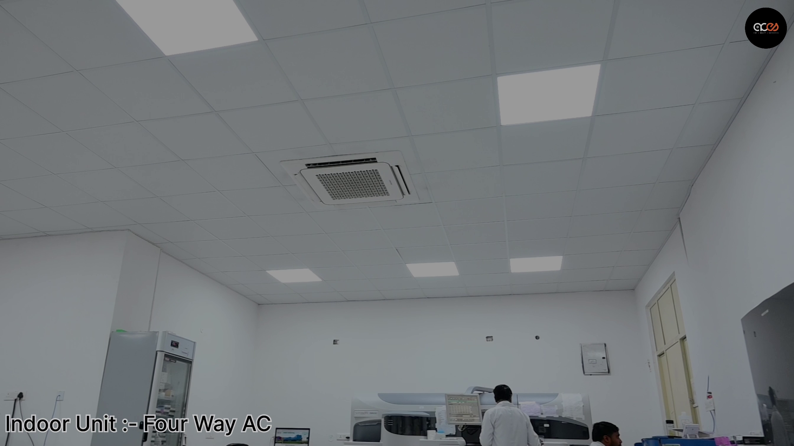 Samsung 4Way Cassette AC Installed in NIMS Hospital by ACES